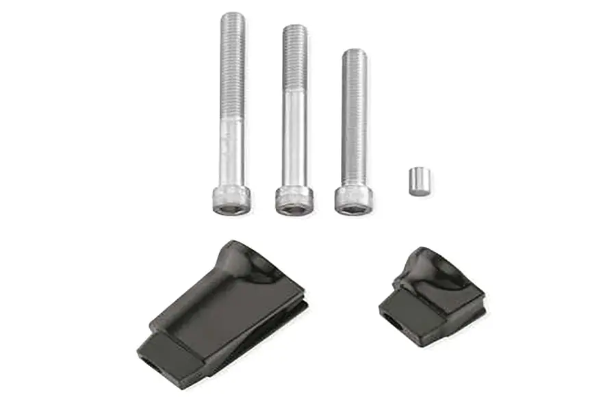 Passenger Footboard Adapter Set Black - V-Twin Mfg. 1
