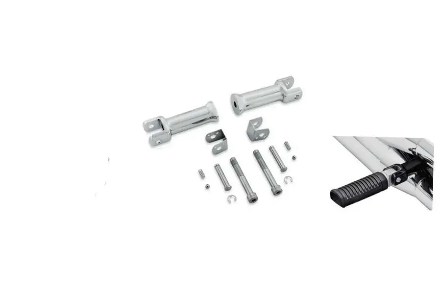M8 Passenger Footpeg Mount Kit Chrome - V-Twin Mfg. 1