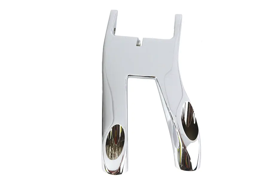 M8 Right Bracket Footboard Mount Chrome - V-Twin Mfg. 1