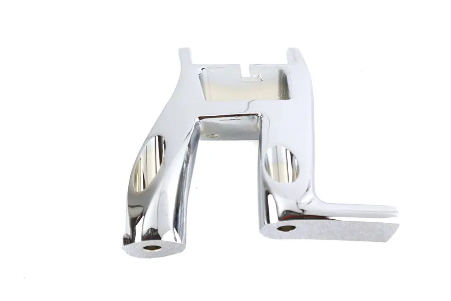 M8 Left Bracket Footboard Mount Chrome - V-Twin Mfg. 1