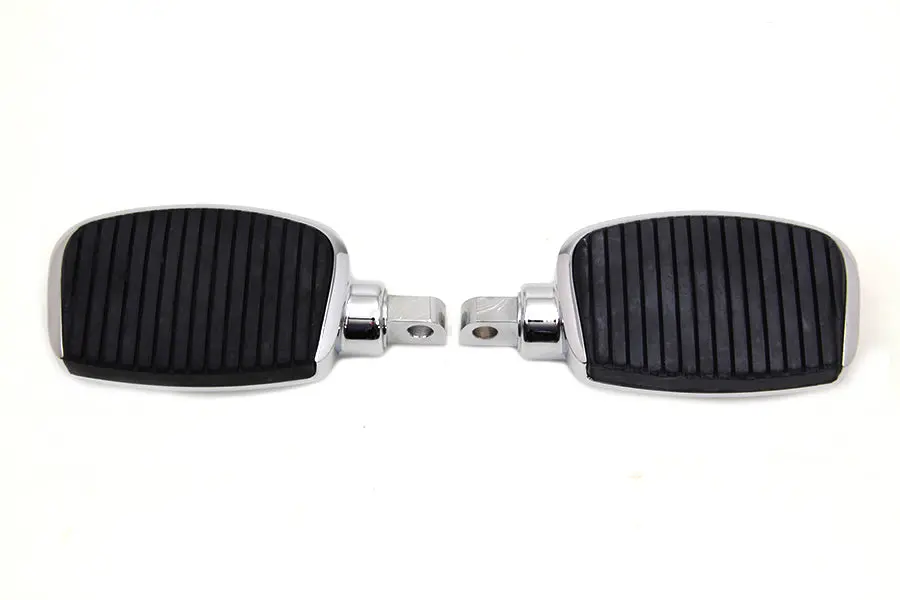 Chrome Mini Driver Footboard Set - V-Twin Mfg. 1