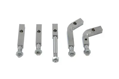 Footboard Mount Bracket Kit Chrome - V-Twin Mfg. 1
