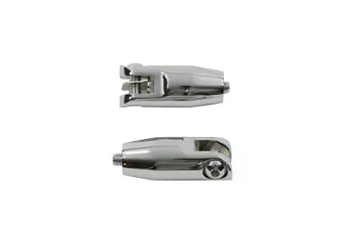 Chrome Passenger Footpeg Mount Set - V-Twin Mfg. 1