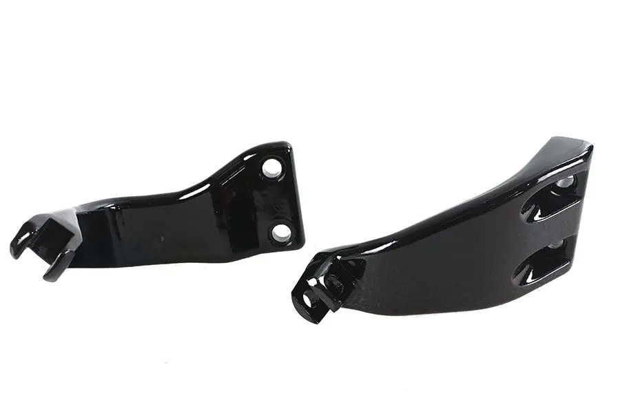 Black Driver Footpeg Mount Set - V-Twin Mfg. 1