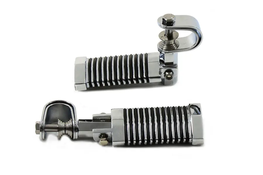 O-Ring Style Footpeg Set Flat Diamond Shape - V-Twin Mfg. 1