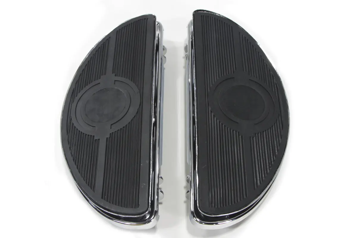 Driver Footboard Set Chrome - V-Twin Mfg. 1