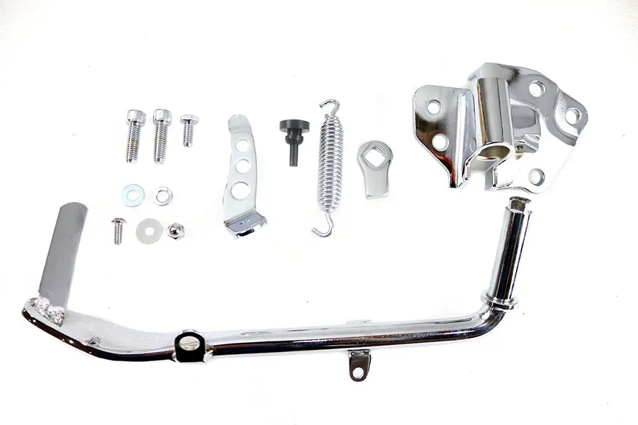 Chrome Jiffy Kickstand Kit - V-Twin Mfg. 1