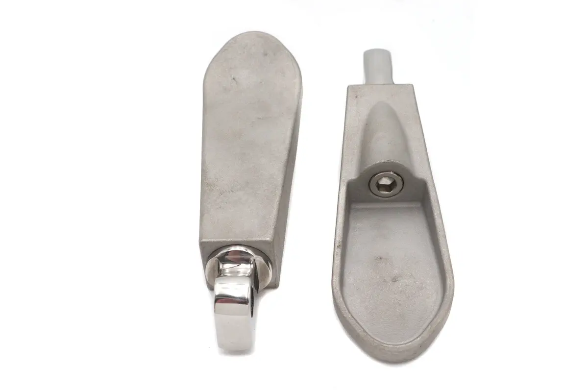 Chrome Spoon Footpeg Set - V-Twin Mfg. 1