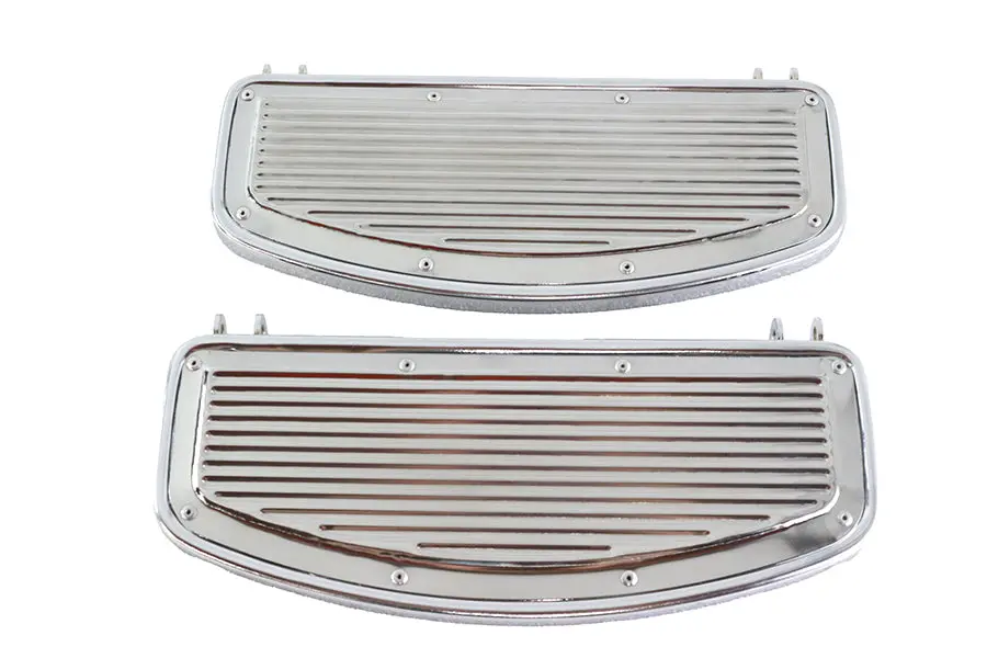 Driver Footboard Set With Ribbed Design - V-Twin Mfg. 1