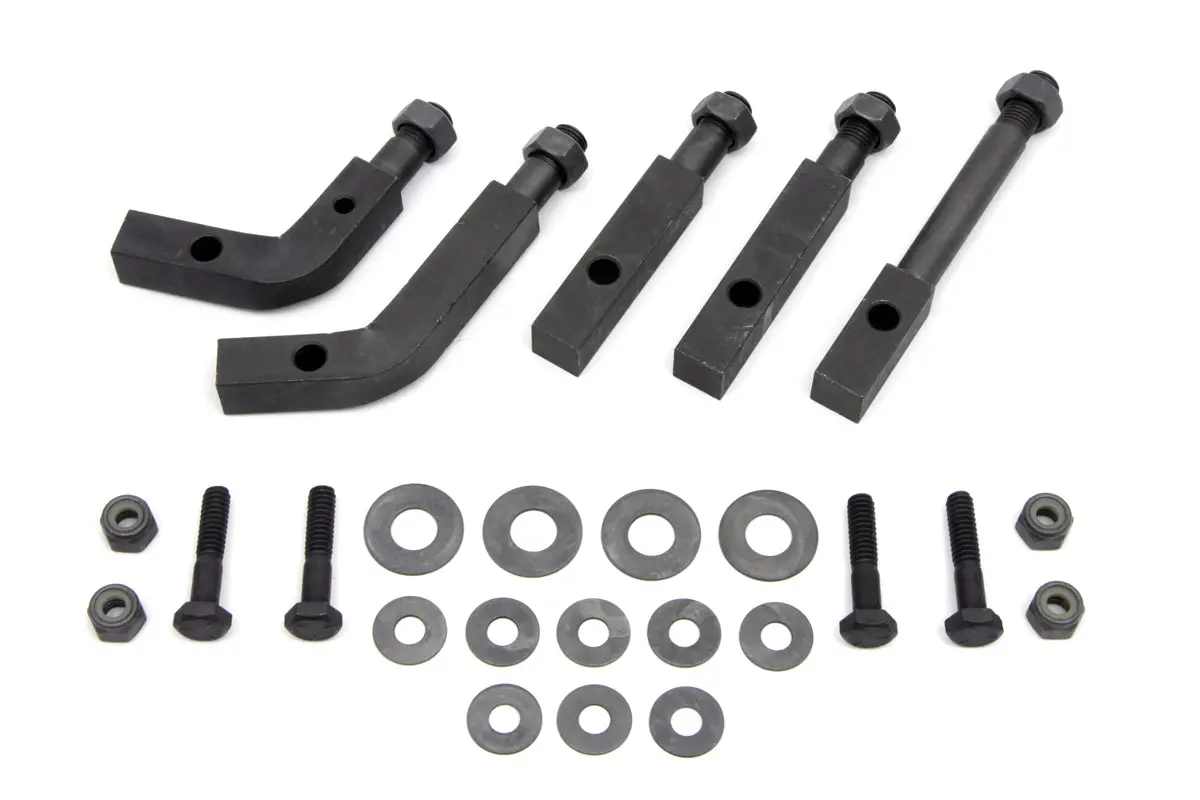 Footboard Mount Bracket Kit Parkerized - V-Twin Mfg. 1