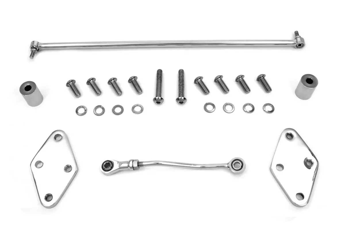 Reduced Reach Forward Control Kit Chrome - V-Twin Mfg. 1