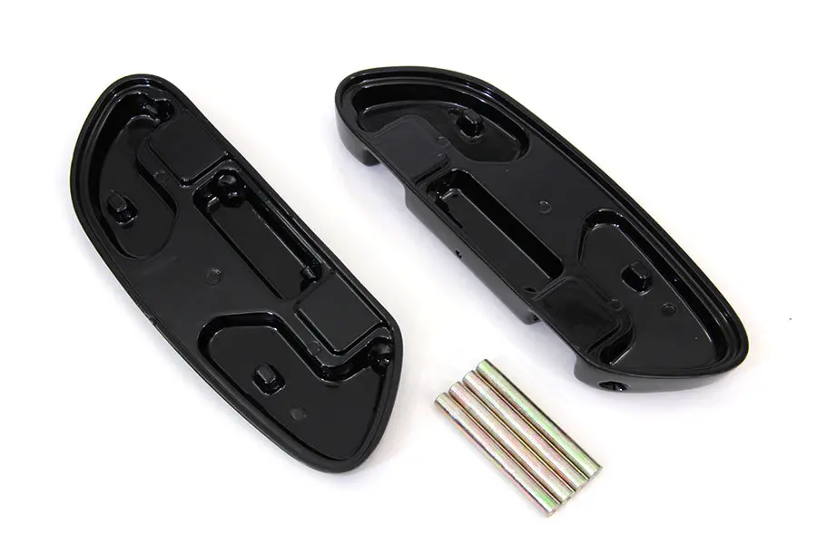 Passenger Footboard Set Black - V-Twin Mfg. 1