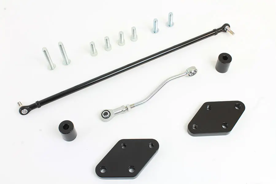 Reduced Reach Forward Control Kit Black - V-Twin Mfg. 1