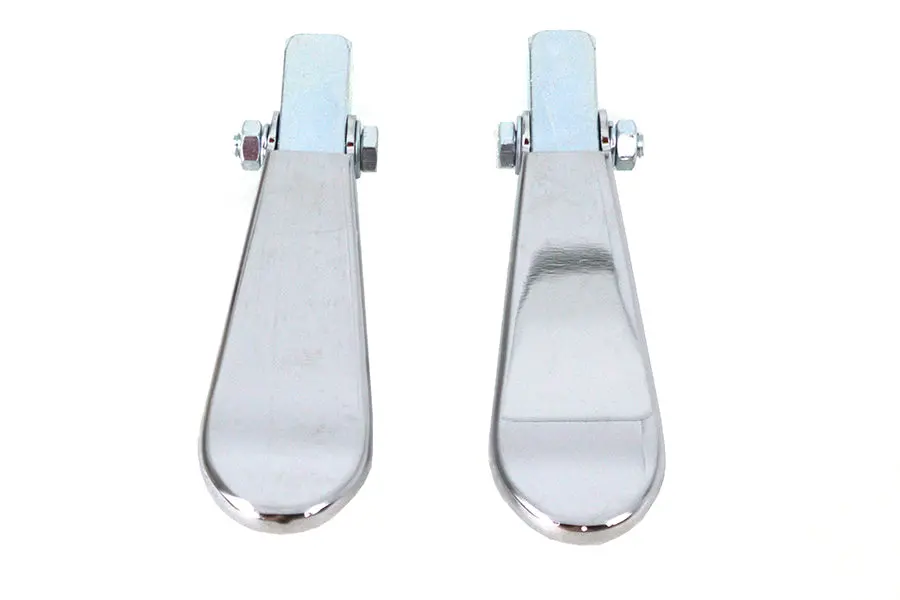 Chrome Spoon Footpeg Set - V-Twin Mfg. 1