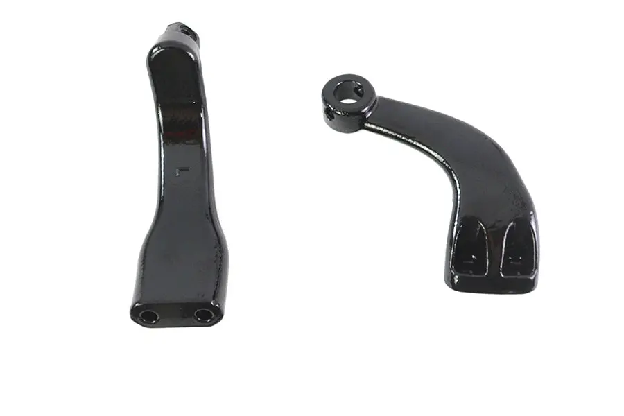 Driver Footpeg Mount Set Black - V-Twin Mfg. 1