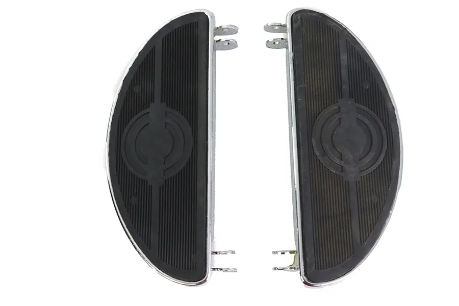 Driver 'D' Shape Footboard Set - V-Twin Mfg. 1