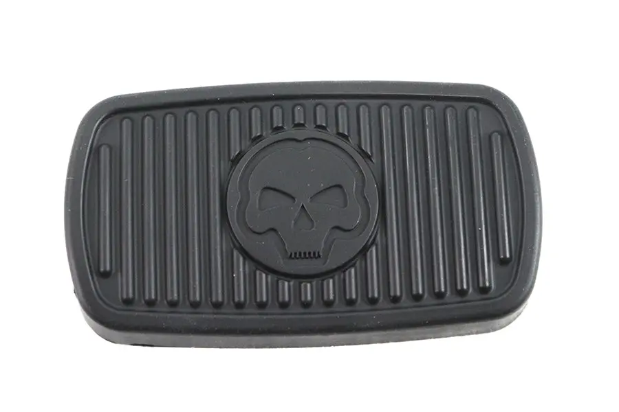 Black Brake Pedal Skull Design - V-Twin Mfg. 1