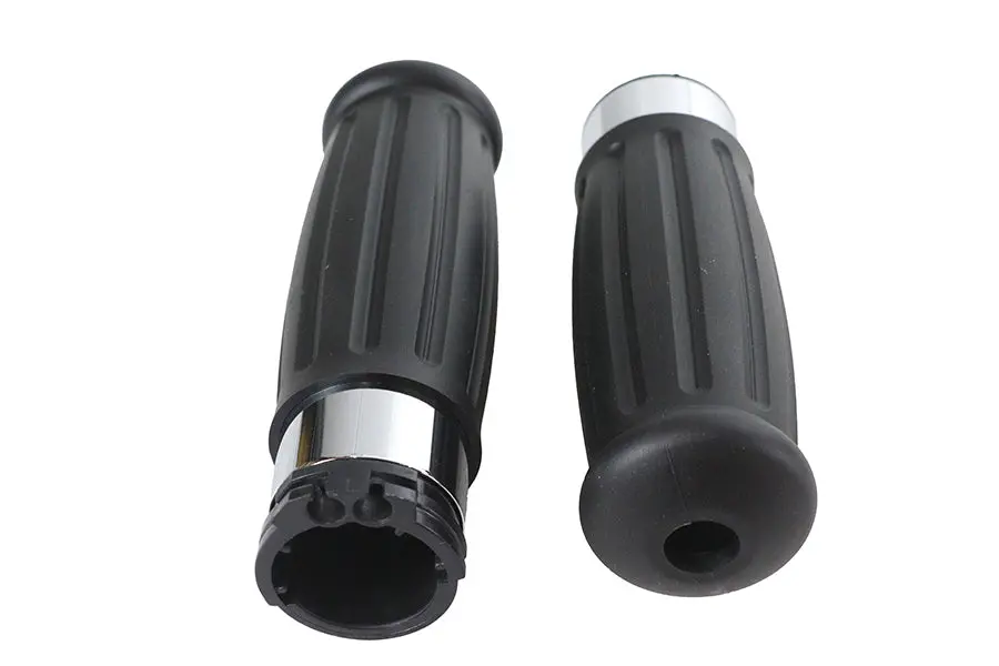 Black Grip Set 1909 Style - V-Twin Mfg. 1