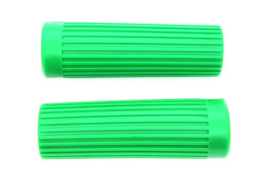 Green Grip Set Original Rib Style - V-Twin Mfg. 1