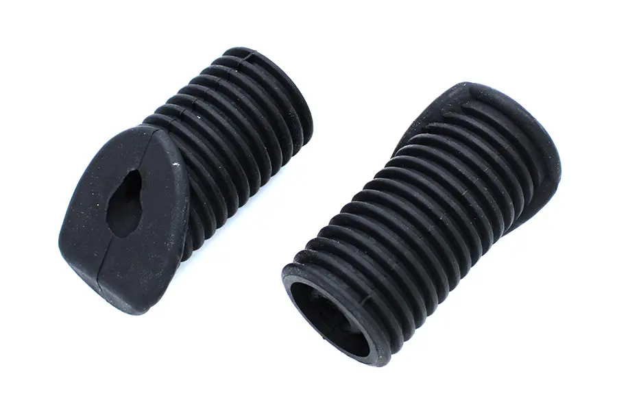 Footpeg Rubber Set Black - V-Twin Mfg. 1