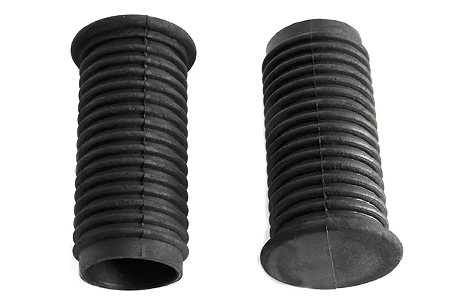 Driver Footpeg Rubber Black Set - V-Twin Mfg. 1