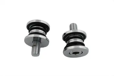 Flush Mount Top Triple Tree Bushing Kit Chrome - V-Twin Mfg. 1