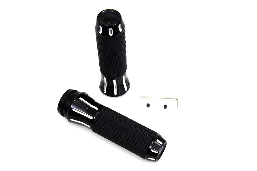Clear Cut Throttle By Wire Grip Set - V-Twin Mfg. 1