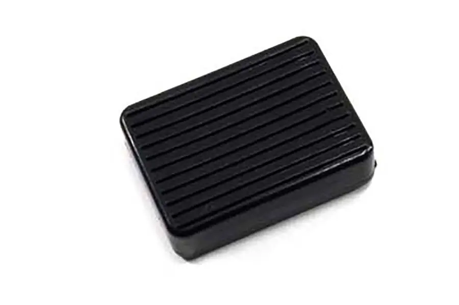 Black Brake Pedal Rubber - V-Twin Mfg. 1
