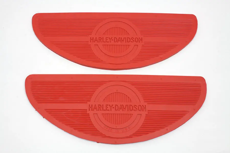 Red Oval Footbaord Set - V-Twin Mfg. 1