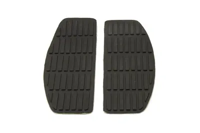 Footboard Black Mat Set - V-Twin Mfg. 1