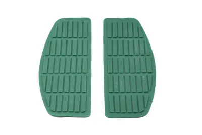 Footboard Teal Mat Set - V-Twin Mfg. 1