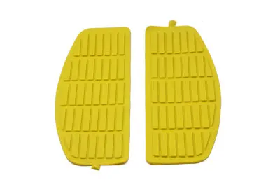 Footboard Yellow Mat Set - V-Twin Mfg. 1