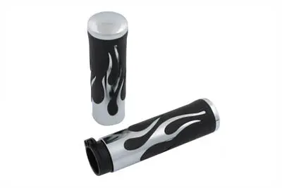 Hot Rod Flame Style Grip Set - V-Twin Mfg. 1