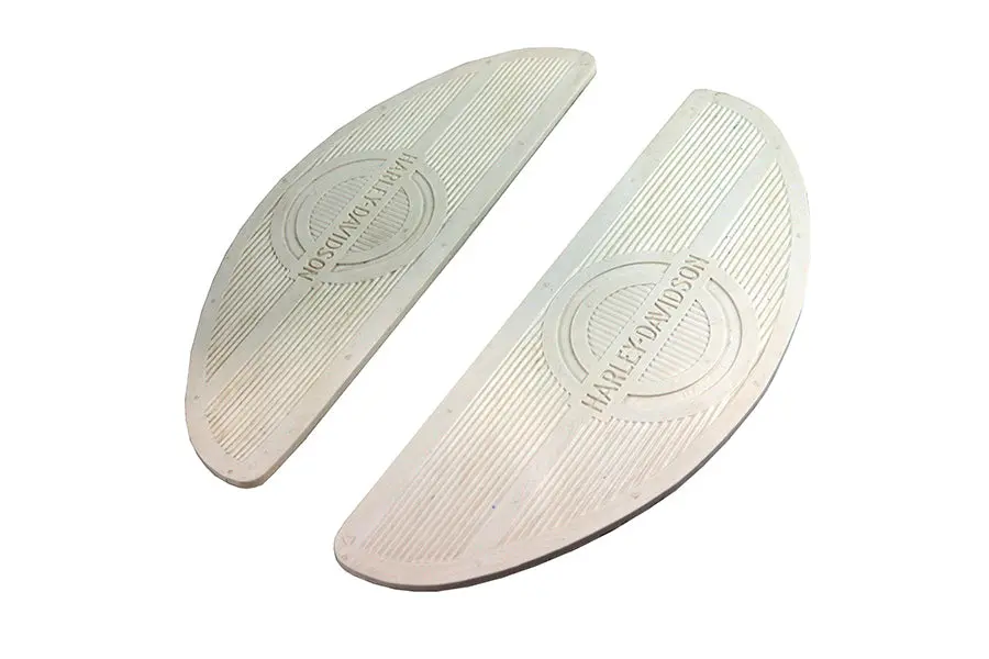 Footboard Mat Set White - V-Twin Mfg. 1