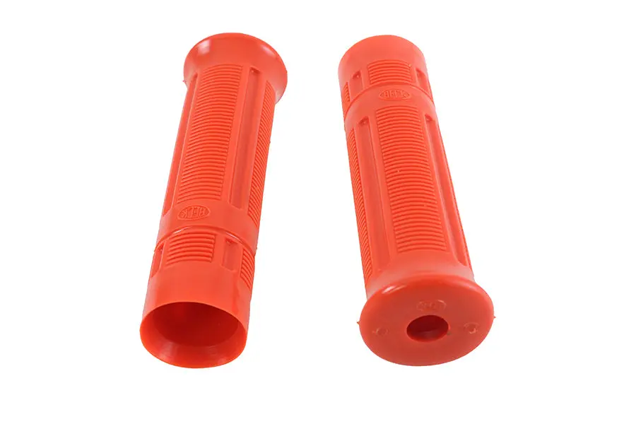 Beck Plastic Grip Set Orange - V-Twin Mfg. 1