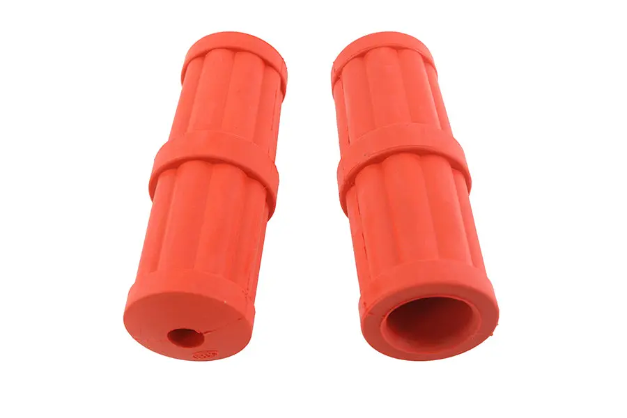 Hillclimber Grip Set Orange - V-Twin Mfg. 1