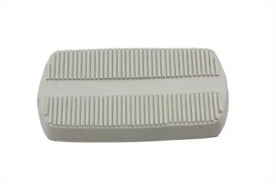 Brake Pedal Rubber Off White - V-Twin Mfg. 1