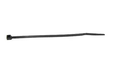 Black 4 Inch Length Nylon Tie Straps - V-Twin Mfg. 1