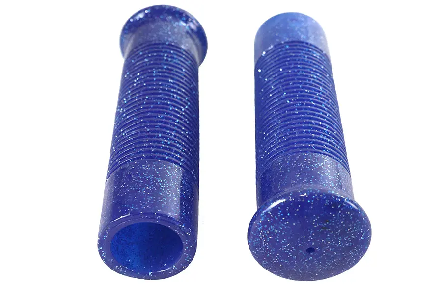 Blue Metal Flake Grip Set - V-Twin Mfg. 1
