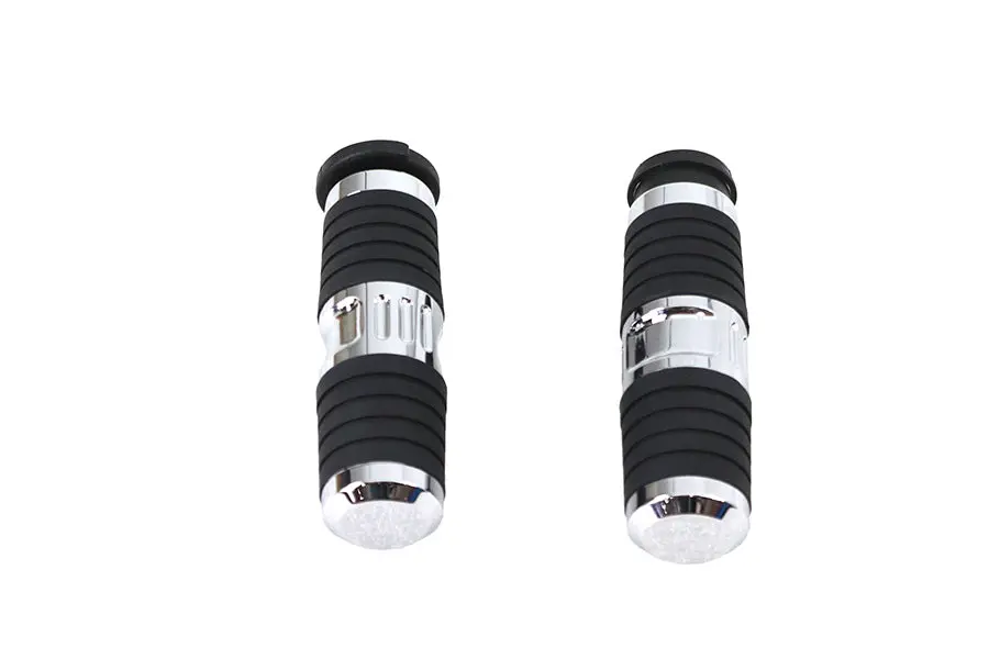 Hand Grip Set Chrome - V-Twin Mfg. 1