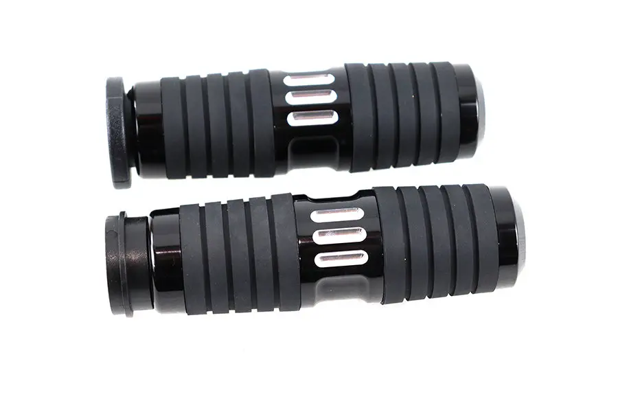 Hand Grip Set Black - V-Twin Mfg. 1