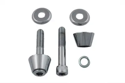 Tapered Cone Riser Kit Chrome - V-Twin Mfg. 1