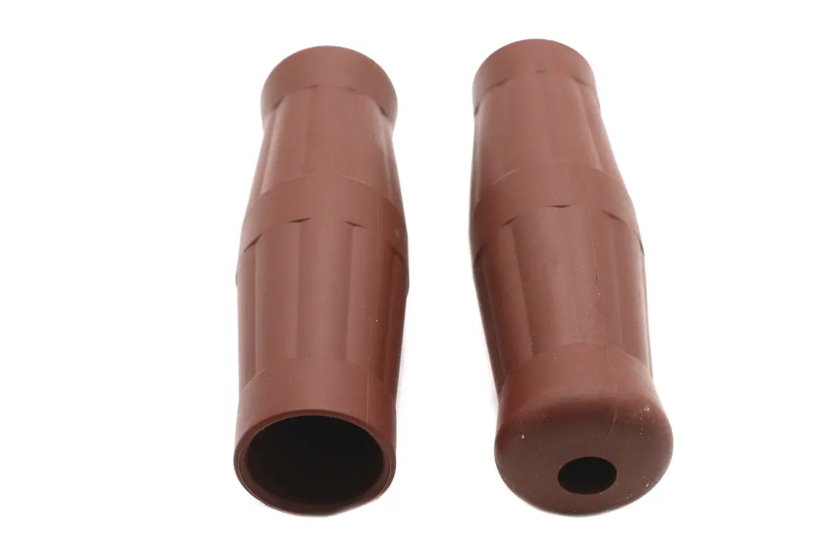 Brown Grip Set 1909 Style - V-Twin Mfg. 1