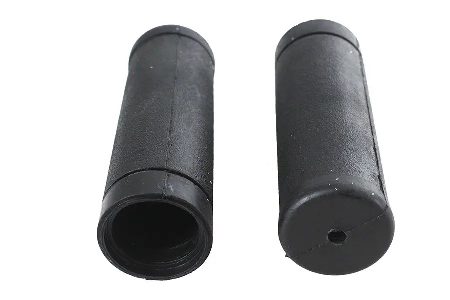 Replica Stock Style Black Grip Set - V-Twin Mfg. 1