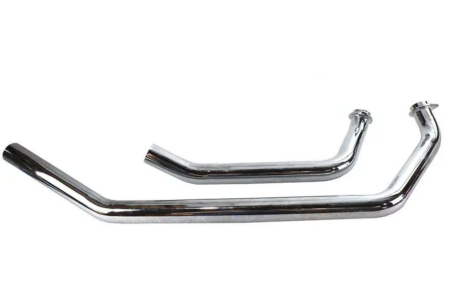 Shovelhead Exhaust Header Set Upsweep Chrome - V-Twin Mfg. 1