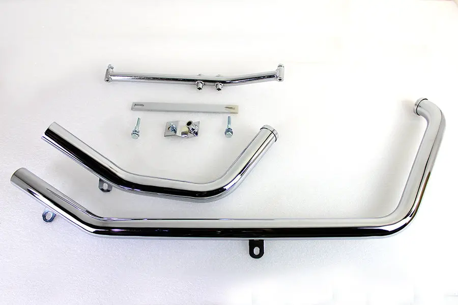 Exhaust Header Set Chrome - V-Twin Mfg. 1