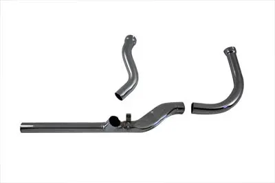 2 Into 1 Chrome Exhaust Header - V-Twin Mfg. 1