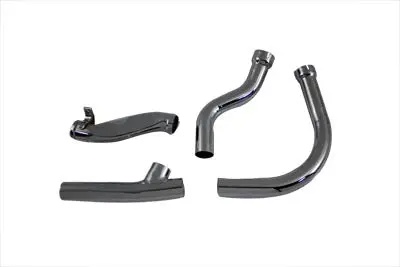 2 Into 1 Exhaust Pipe Chrome Header Set - V-Twin Mfg. 1