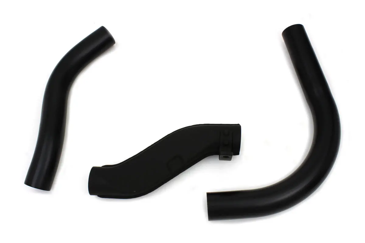 Knucklehead Exhaust Header Set Black - V-Twin Mfg. 1