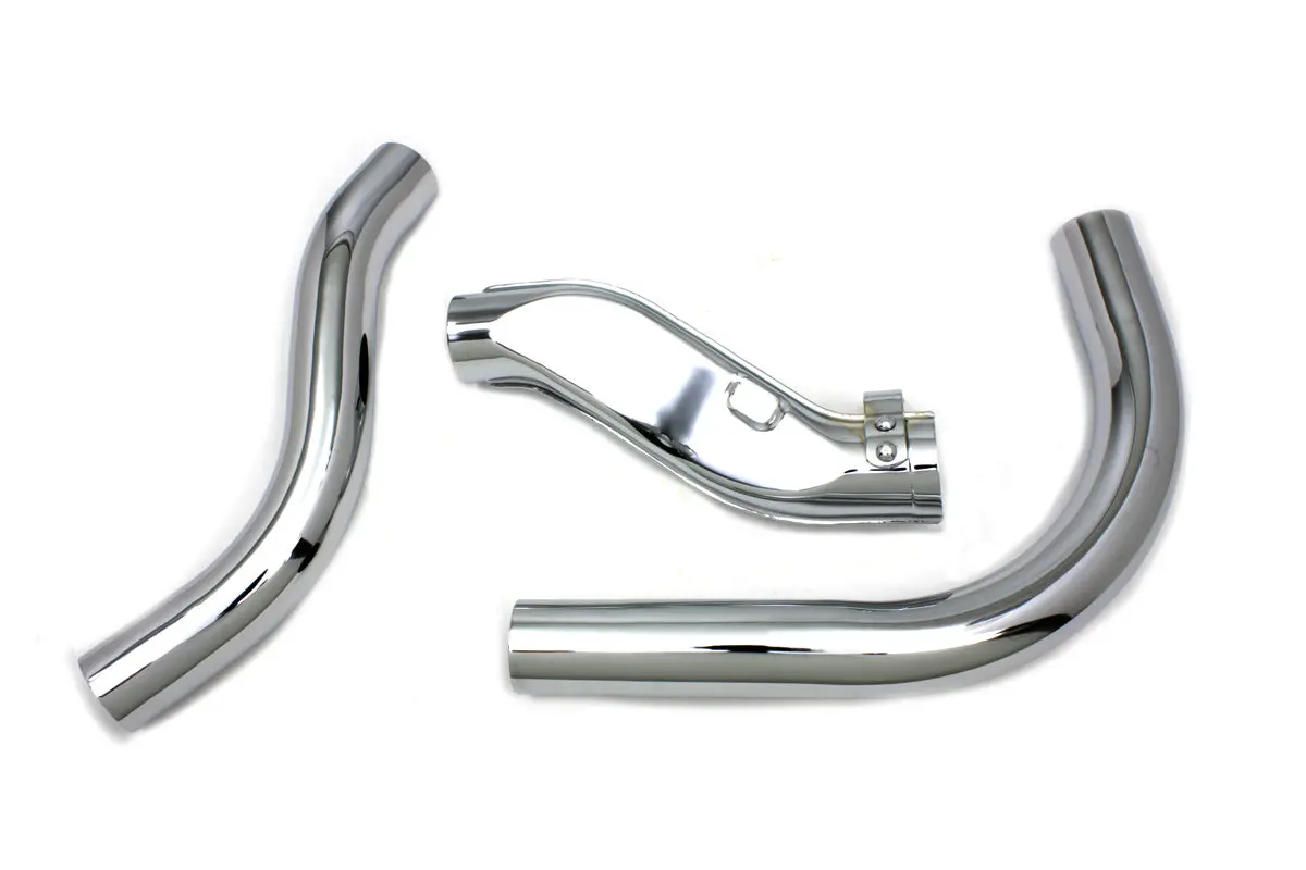 Knucklehead Exhaust Header Chrome - V-Twin Mfg. 1